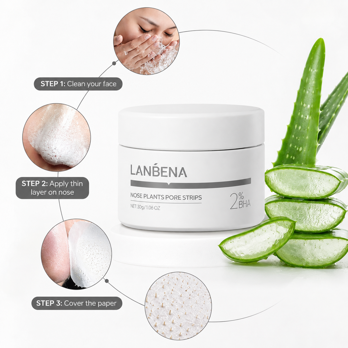 Lanbena Nose Pore Strips